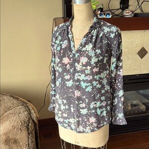 Rebecca Taylor Mandarin Collar top